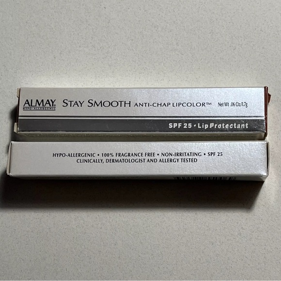 2x ALMAY Stay Smooth Anti-Chap Lipcolor with SPF 25 - Lip Protectant #BASHFUL - Picture 5 of 7